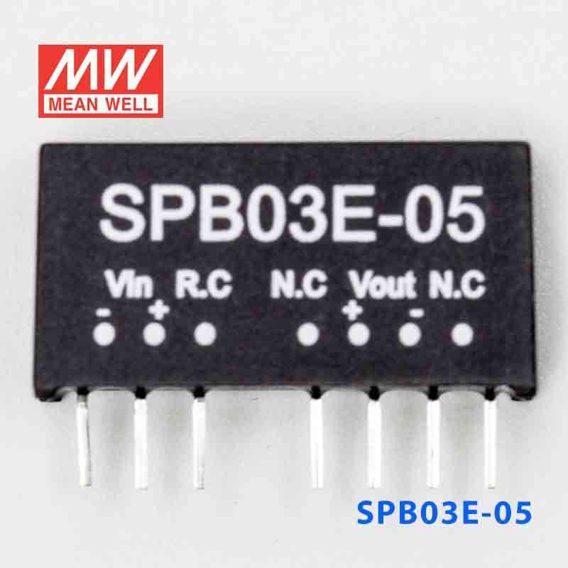 Mean Well SPB03E-05 DC-DC Converter - 3W - 4.5~9V in 5V out