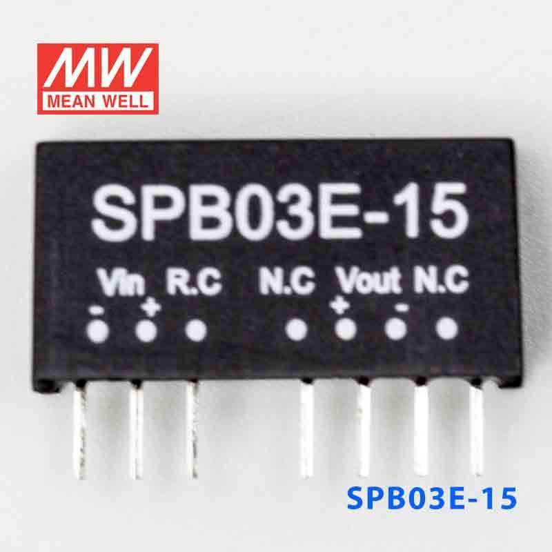 Mean Well SPB03E-15 DC-DC Converter - 3W - 4.5~9V in 15V out - PHOTO 2