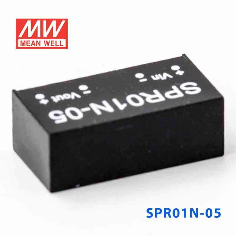 Mean Well SPR01N-05 DC-DC Converter - 1W - 21.6~26.4V in 5V out - PHOTO 1