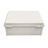 Boxco Q-Series 150×150×90mm Plastic Enclosure, IP67, IK08, ABS, Transparent Cover, Plastic Hinge and Latch Type