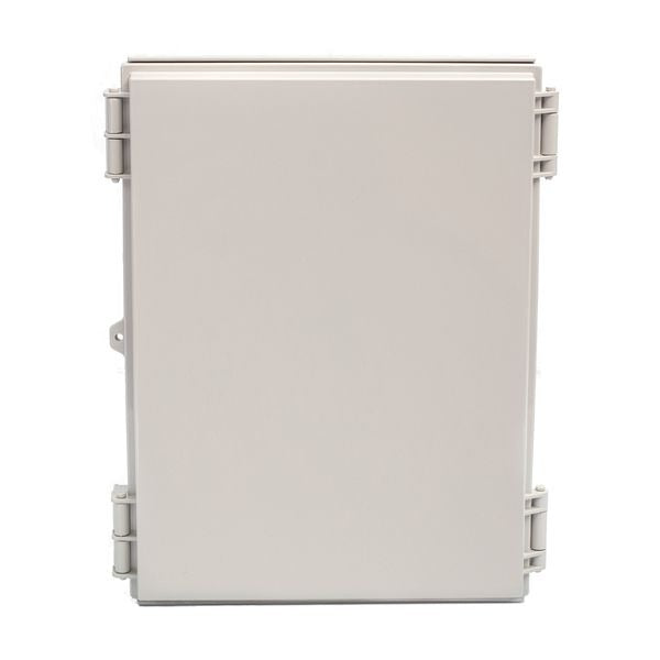 Boxco Q-Series 150×150×90mm Plastic Enclosure, IP67, IK08, ABS, Transparent Cover, Plastic Hinge and Latch Type
