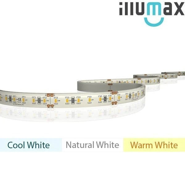 iLLUMAX LED Strip ULTRA Series 120LEDs/m 14.4W/m 24V - Waterproof - 5m Reel