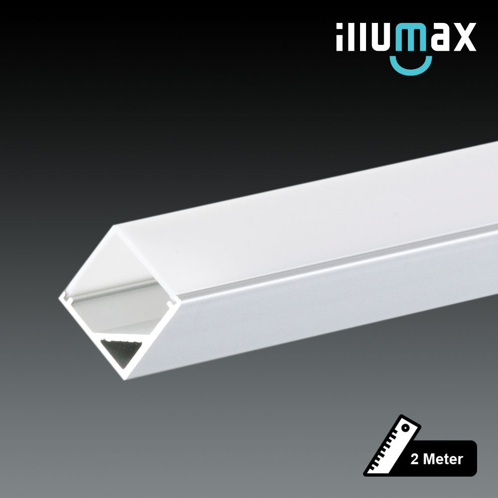 LED Extrusion EXCR02 Linear Profile - 2 Metres