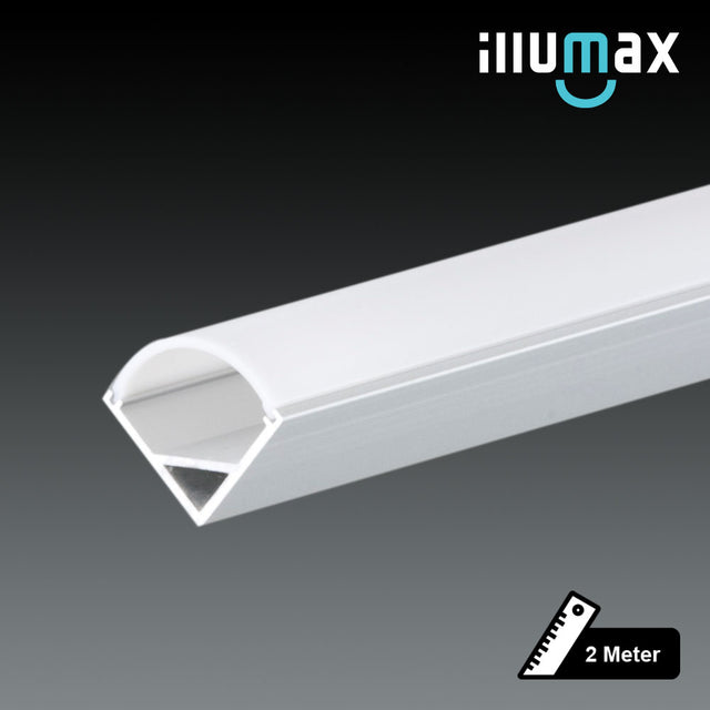 LED Extrusion EXCR01 Linear Profile - 2 Metres