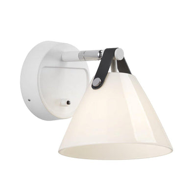 Nordlux Wall Strap 15 White glass made
