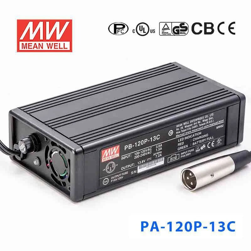 Mean Well PA-120P-54C Portable Battery Chargers 121.44W 55.2V 2.2A - Single Output Power Supply