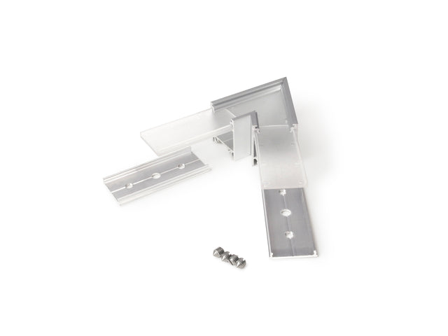 Archilight Alumnium Corner Joiner for Decorus - 23mm Width - 60 Degree - Silver