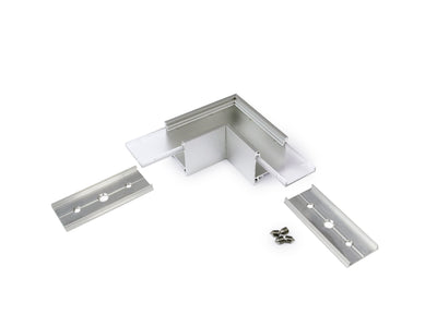 Archilight Alumnium Corner Joiner for Decorus - 23mm Width - 90 Degree - Silver