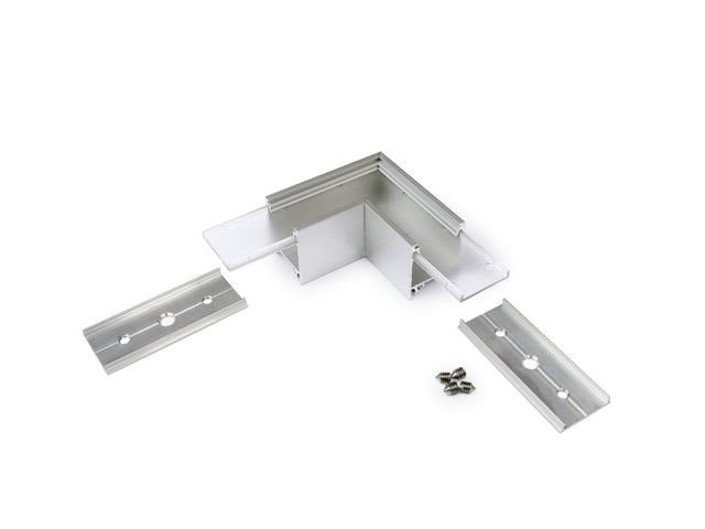Archilight Alumnium Corner Joiner for Decorus - 23mm Width - 90 Degree - Silver