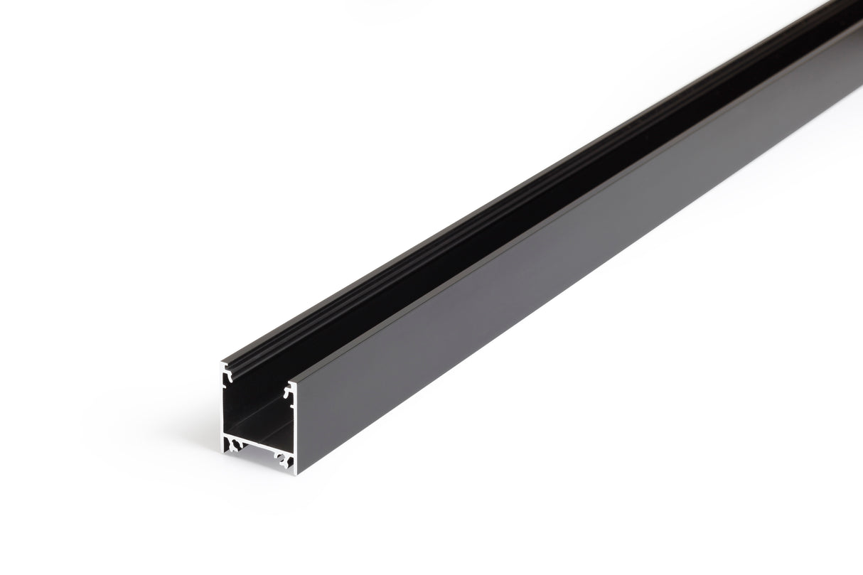 Archilight Decorus Profile Surface / Suspend - 2 Meter - No Diffuser - Black