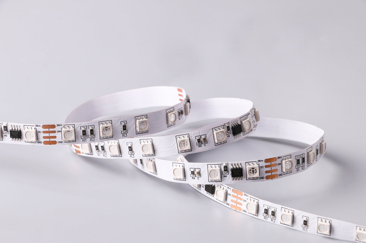 LED Strip ProPlus RGB SPI Digital Pixel Programmable 60LEDs/m 12W/m 24V IP20 - PHOTO 1