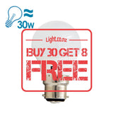 FSL LED B22 Bulb, 5W, Warm White