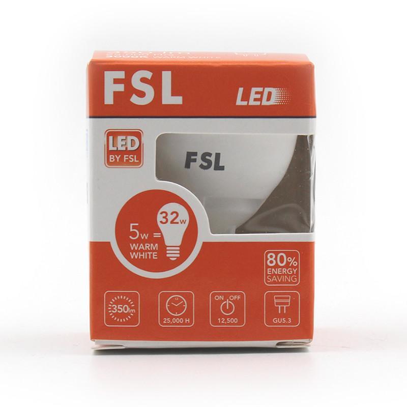 FSL LED MR16 Bulb, 5W, Cool White
