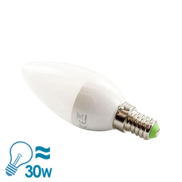 Beghelli LED E14 Candle Bulb, 4W - Frost