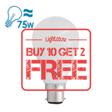 FSL A60 Series LED B22 Bulb, 10W, Warm White