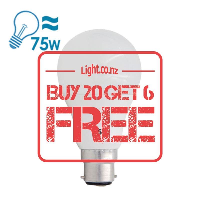 FSL A60 Series LED B22 Bulb, 10W, Warm White