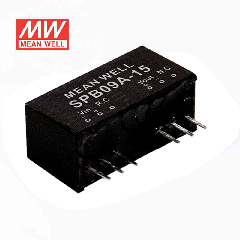 Mean Well SPB09A-15 DC-DC Converter - 9W - 9~18V in 15V out