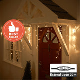 LED Icicle Light - 132LEDs/2m - Extendable up to 20M