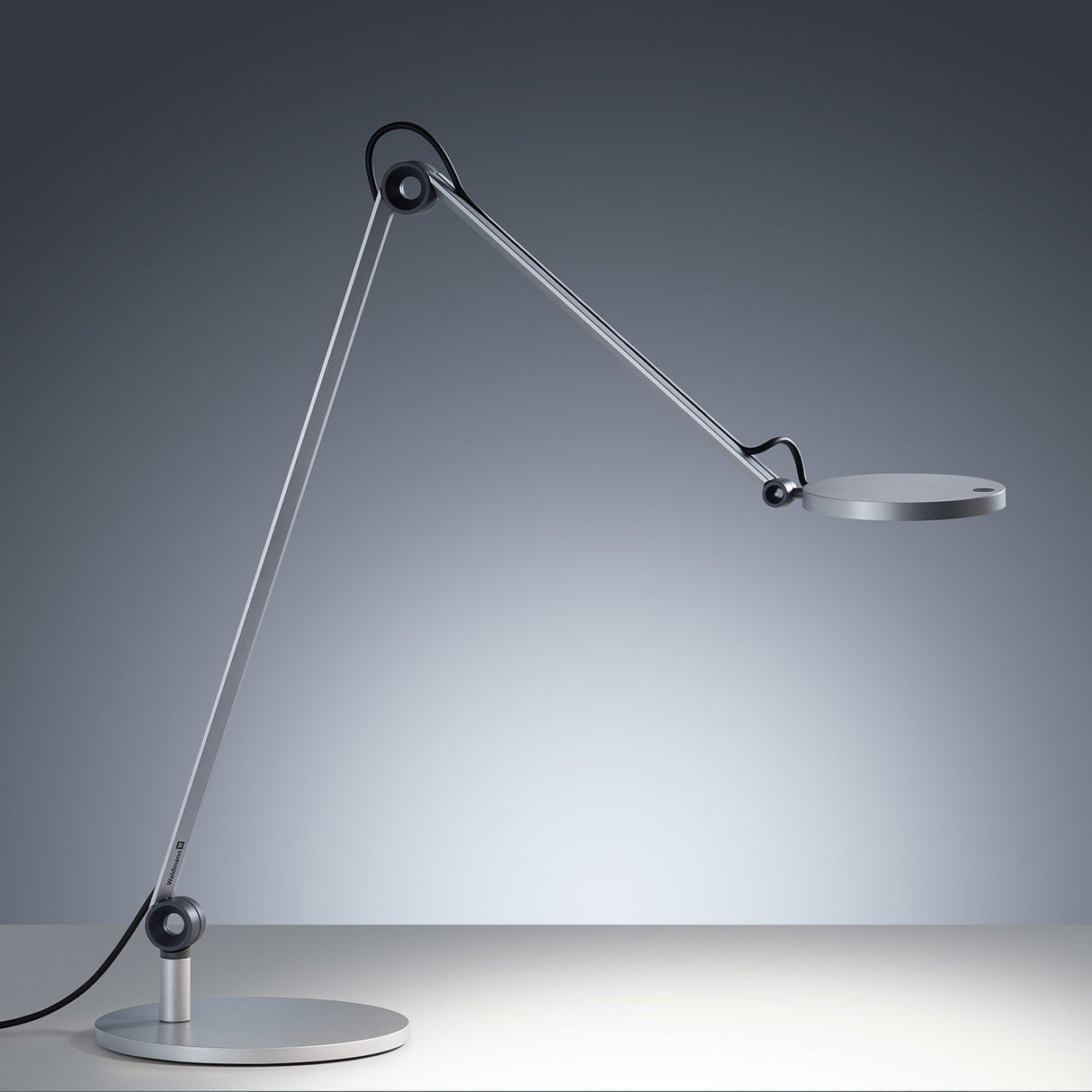Waldmann PARA. MI Armed LED Luminare 8W - Round Double Arm - Natural White - Black - PHOTO 4
