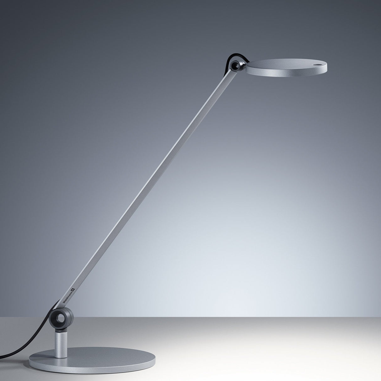 Waldmann PARA. MI Armed LED Luminare 8W - Round Single Arm - Natural White - Black - PHOTO 2