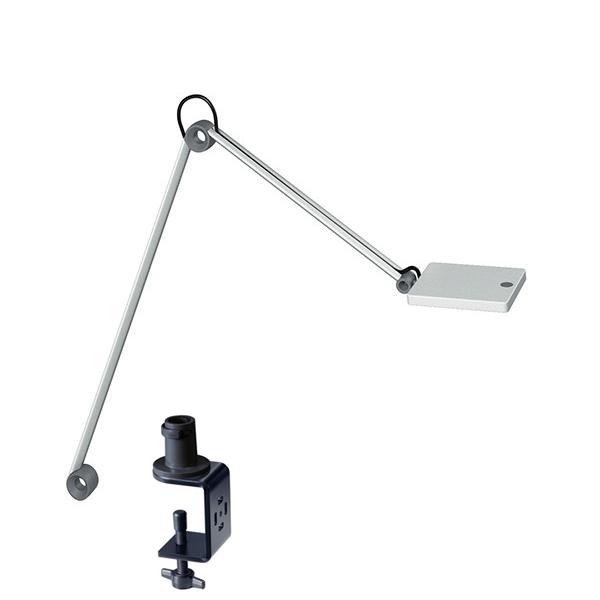Waldmann PARA. MI Armed LED Luminare 8W Table Clamp - Square Double Arm - Natural White - White - PHOTO 10
