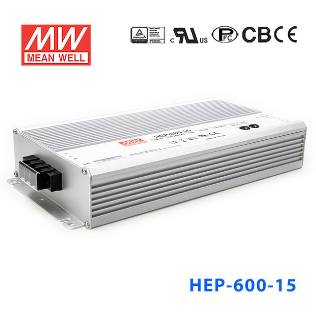 Mean Well HEP-600-15A Power Supply 540W 15V
