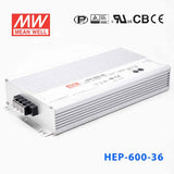Mean Well HEP-600-36A Power Supply 601.2W 36V