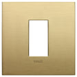 Vimar Arke Classic Plate 1M Metal Brushed Brass