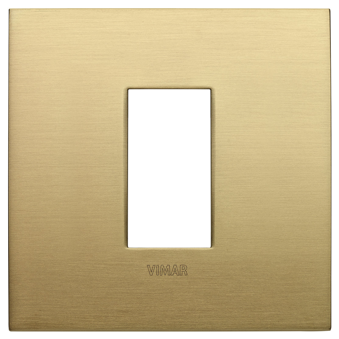 Vimar Arke Classic Plate 1M Metal Brushed Brass