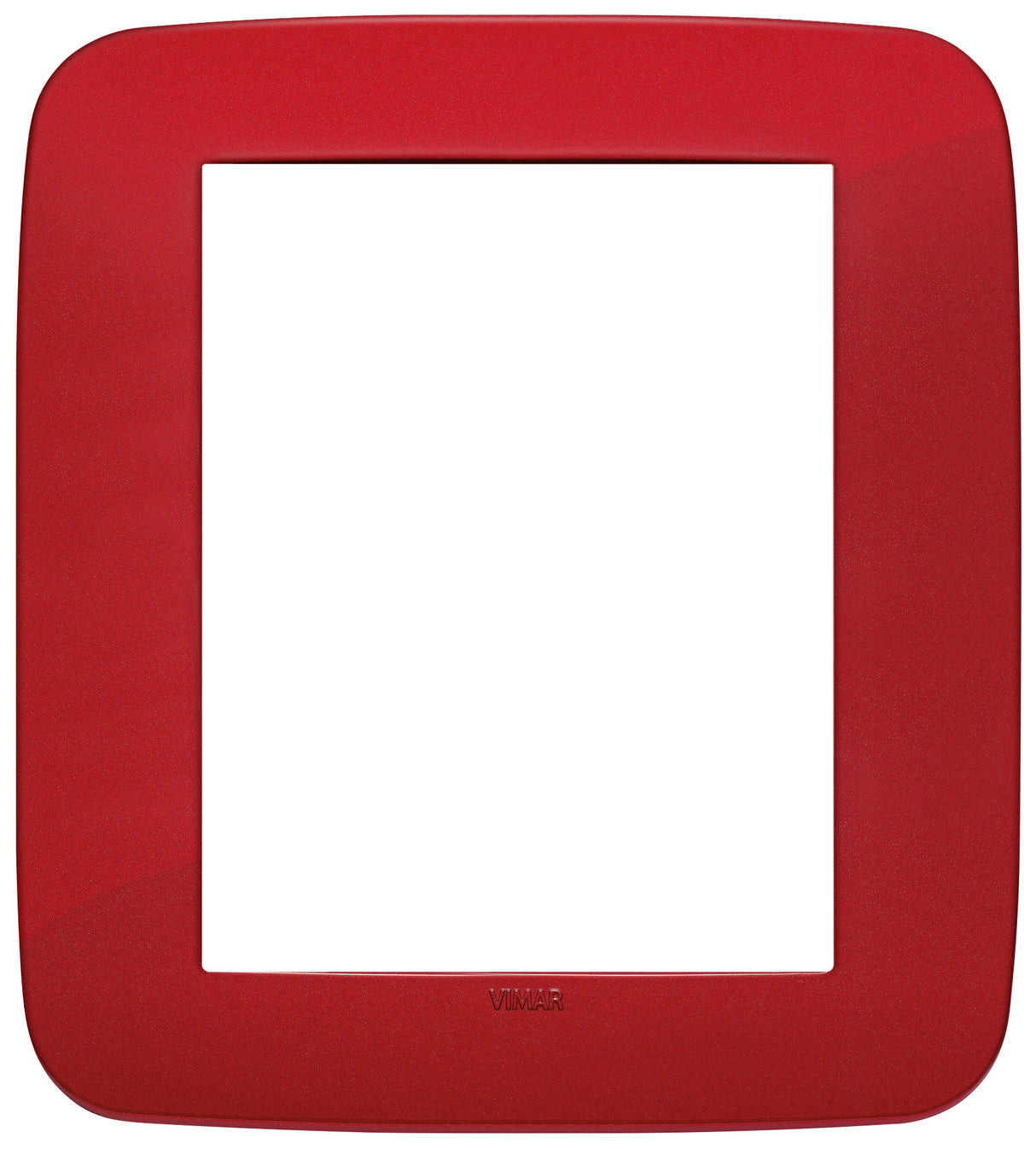 Vimar Arke Round Plate 8M Technopolymer Red