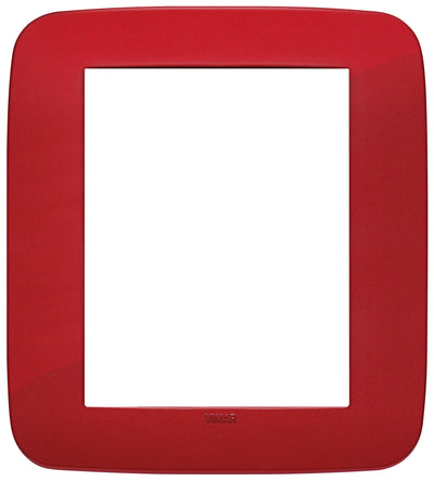 Vimar Arke Round Plate 8M Technopolymer Red