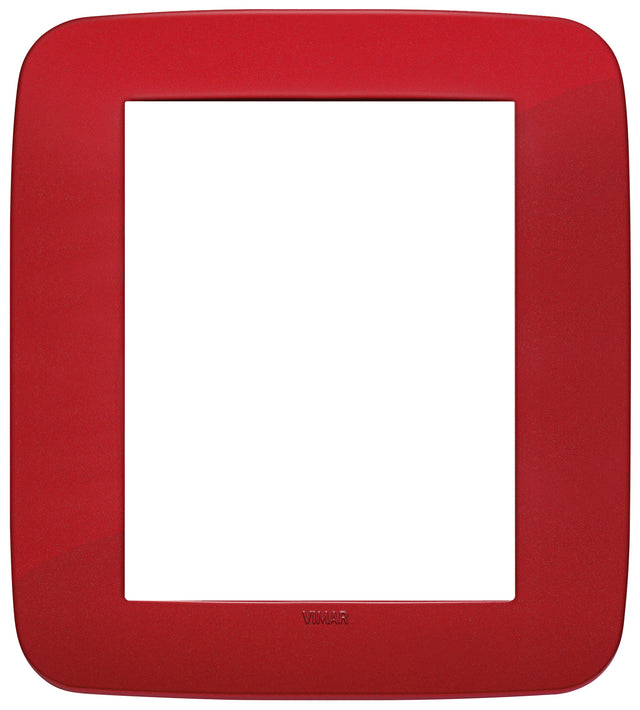 Vimar Arke Round Plate 8M Technopolymer Red