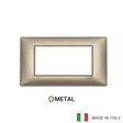 Vimar Plana Plate 4M Metal Metallized Bronze