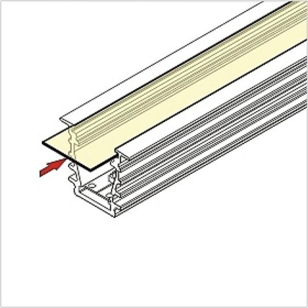 Archilight ALTUS LED Extrusion Profile Linear V Shape - 2 Metre - No Diffuser - Silver - PHOTO 2