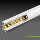 LED Extrusion EXCR03 Linear Profile - 2 Metres - PHOTO 2