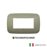 Vimar Arke Round Plate 4M Technopolymer Green
