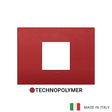 Vimar Arke Classic Plate 2centrM Technopolymer Matt Red