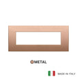 Vimar Arke Classic Plate 7M Metal Brushed Copper