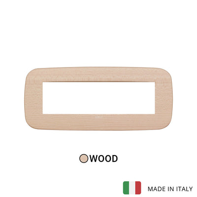 Vimar Arke Round Plate 7M Wood Maple