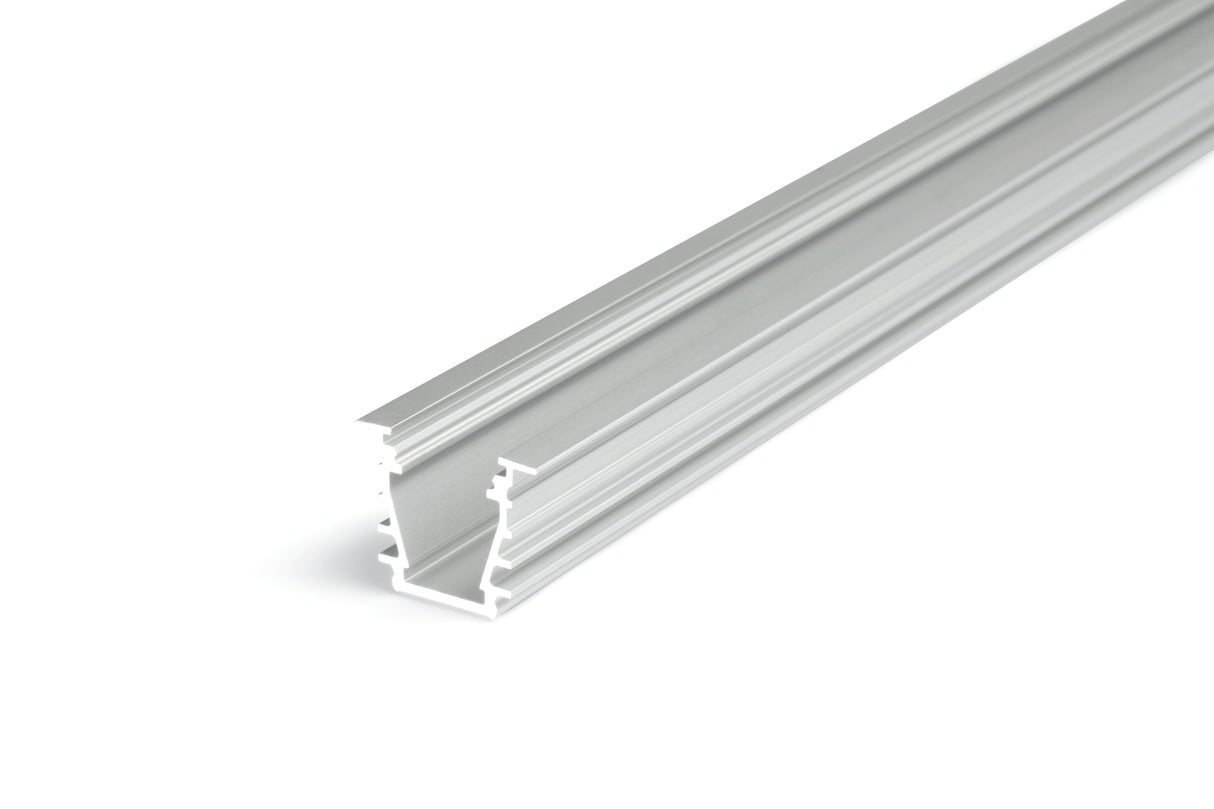Archilight ALTUS LED Extrusion Profile Linear V Shape - 2 Metre - No Diffuser - Silver - PHOTO 7