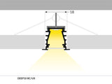 Archilight ALTUS LED Extrusion Profile Linear V Shape - 2 Metre - No Diffuser - Silver - PHOTO 11