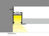 Archilight ARTUS LED Extrusion Frame - 2 Meters - No Diffuser - Silver - PHOTO 1