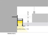 Archilight ARTUS LED Extrusion Frame - 2 Meters - No Diffuser - Silver - PHOTO 4