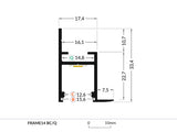 Archilight ARTUS LED Extrusion Frame - 2 Meters - No Diffuser - Silver - PHOTO 5
