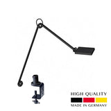 Waldmann PARA. MI Armed LED Luminare 8W Table Clamp - Square Double Arm - Natural White - Black