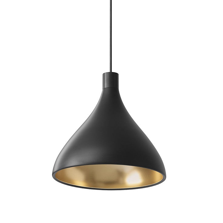 Pablo Pendant Swell XL Single Wide White / Brass - PHOTO 3