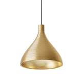 Pablo Pendant Swell XL Single Wide White / Brass - PHOTO 8