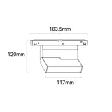Archilight Bend 117F White Tracklight Light 8W