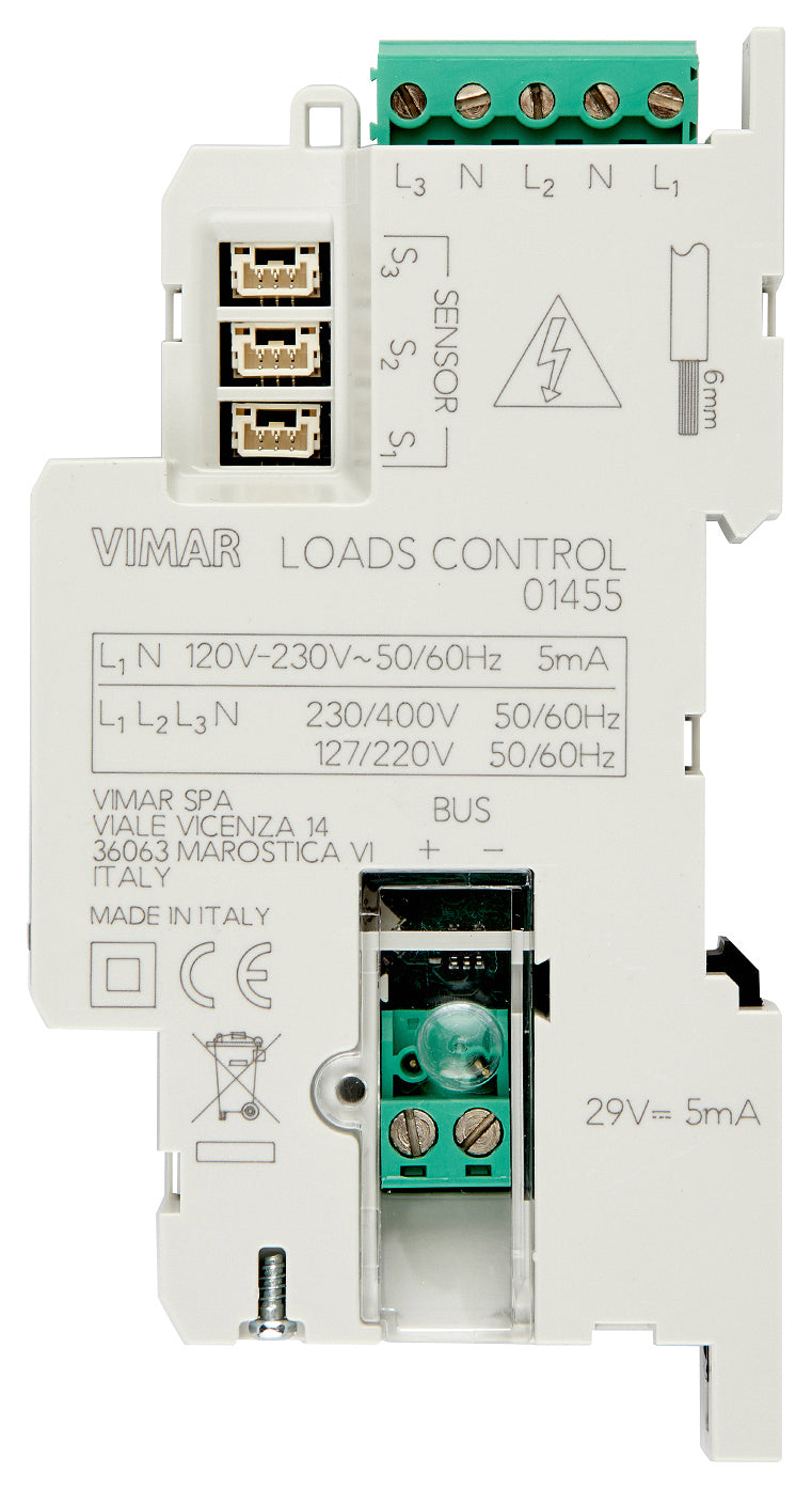 Vimar VM-01455 Loads control module 3IN current sensor - PHOTO 1