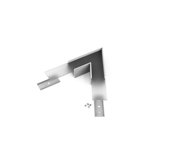 Archilight Alumnium Corner Joiner for VARIO 02 - 33mm Width - 60 Degree - Silver